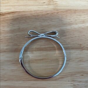 Kate Spade Silver Bow Bracelet